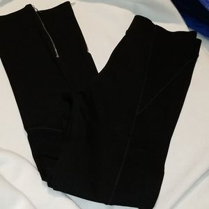 Sandro paneled ankle zip leggings